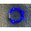Kép 2/2 - Világító USB led nyakörv kis közepes  méretben kék színben