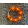 Kép 2/2 - Világító USB led nyakörv nagy  méretben narancssárga színben