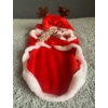 Kép 1/5 - Karácsonyi jávorszarvas agancsos kapucnis ruha kistestű, illetve közepes méretű kutyusoknak