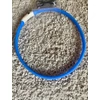 Kép 1/2 - Világító USB led nyakörv közepes  méretben kék színben
