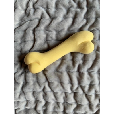 Csont alakú játék sárga