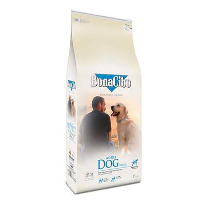 BONACIBO ADULT DOG (CSIRKE, SZARDELLA ÉS RIZS) 15 KG
