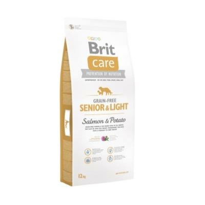 Brit Care Grain-free Senior and light Salmon &amp; Potato 1 kg