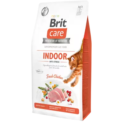 Brit Care Cat Grain Free INDOOR Chicken 7kg