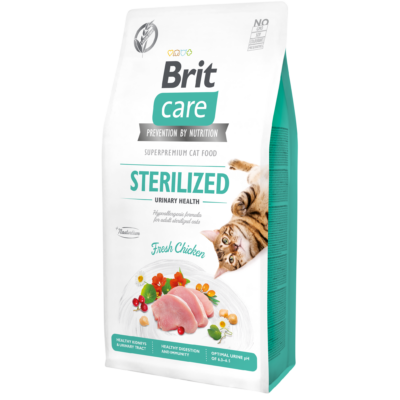 Brit Care Cat Grain Free STERILISED - URINARY HEALTH Chicken 2kg