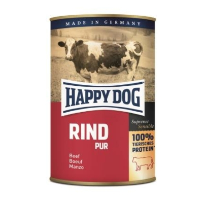 Happy Dog konzerv RIND PUR (Marha) 12x400g