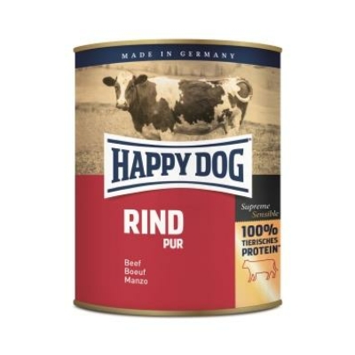Happy Dog konzerv RIND PUR (Marha) 6x800g