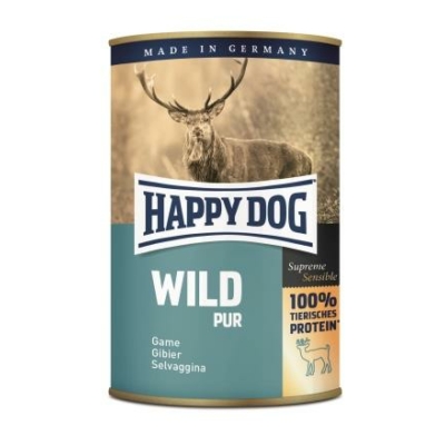 Happy Dog konzerv WILD PUR (Vadhúsos) 6x400g