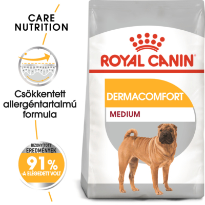 ROYAL CANIN MEDIUM DERMACOMFORT - száraz táp bőrirritációra hajlamos, közepes testű felnőtt kutyák részére 10 kg