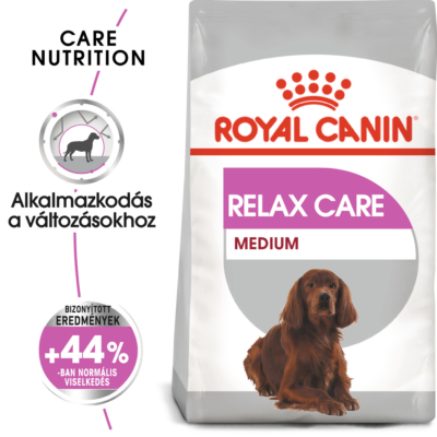 ROYAL CANIN MEDIUM RELAX CARE - száraz táp felnőtt közepes testű kutyák részére segít a változásokhoz történő alkalmazkodásban 10 kg