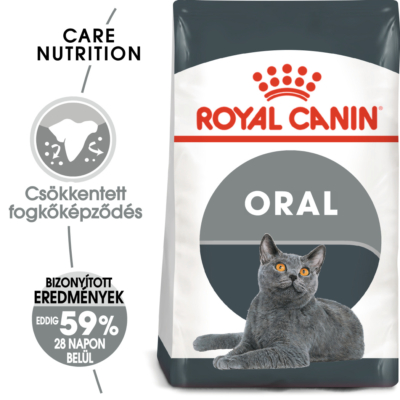 ROYAL CANIN ORAL CARE - száraz táp felnőtt macskák részére a fogkőképződés csökkentéséért 8 kg