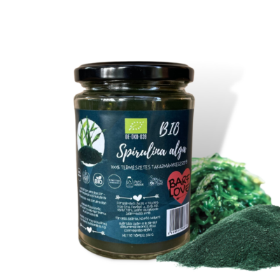 Bio Spirulina alga kutyáknak 200 g, BARF LOVE