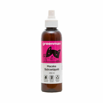Probiotikumos bőr- és szőrápoló spray macskáknak 250 ml, Greenman