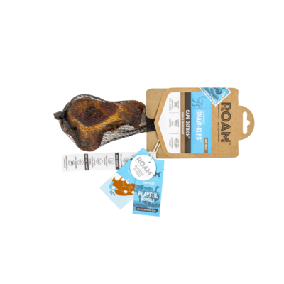 ROAM - 100% strucc térdcsont rágóka kutyáknak, füstölt