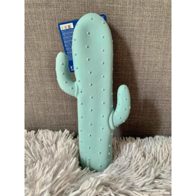 Kaktusz formájú sípolós kutyajáték kék