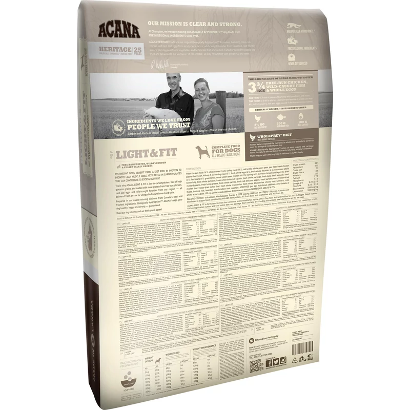 ACANA HERITAGE LIGHT & FIT 2 KG