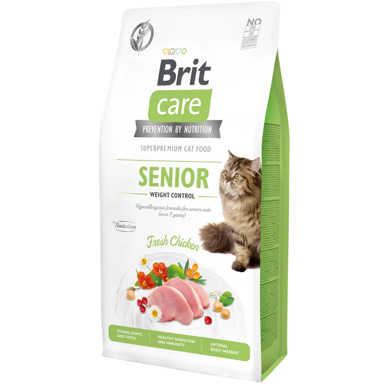 Brit Care Cat Grain Free SENIOR - WEIGHT CONTROL Chicken 7kg