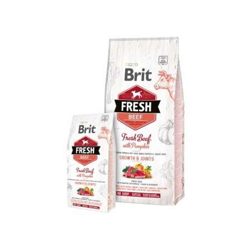 Brit Fresh Beef with Pumpkin Puppy Large 12 kg