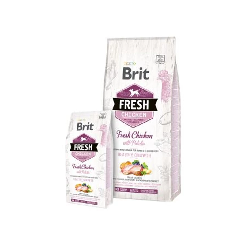 Brit Fresh Chicken with Potato Puppy Healthy Growth 12 kg