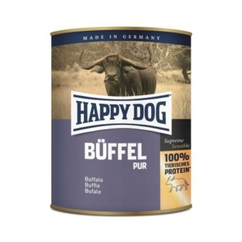 Happy Dog konzerv BÜFFEL PUR (Bivaly) 6x800g