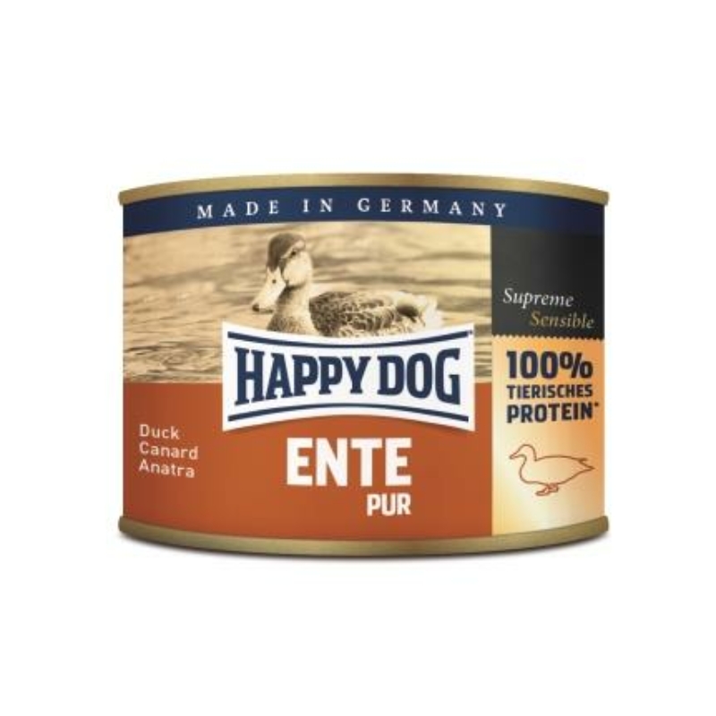 Happy Dog konzerv ENTE PUR (Kacsa) 12x200g
