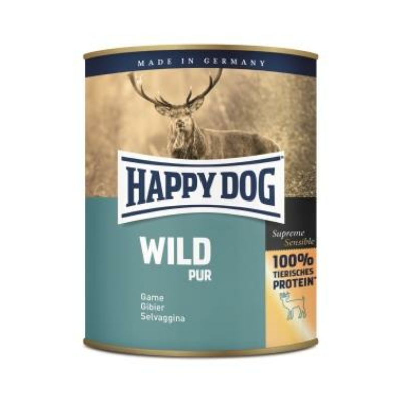 Happy Dog konzerv WILD PUR (Vadhúsos) 6x800g