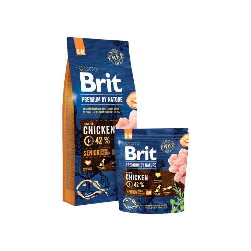 Brit Premium by Nature Small/Medium Senior 1Kg
