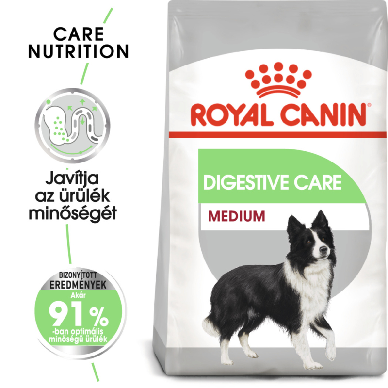 ROYAL CANIN MEDIUM DIGESTIVE CARE - száraz táp érzékeny emésztésű, közepes testű felnőtt kutyák részére 10 kg