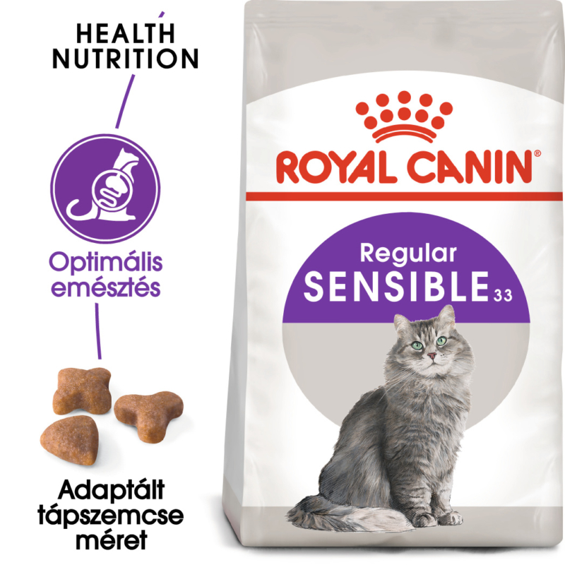 ROYAL CANIN SENSIBLE - érzékeny emésztésű felnőtt macska száraz táp 10 kg 