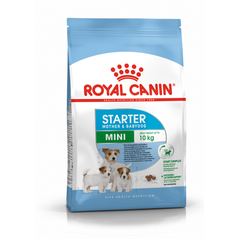 ROYAL CANIN MINI STARTER - száraz táp vemhes szuka és kistestű kölyök kutya részére 8,5 kg