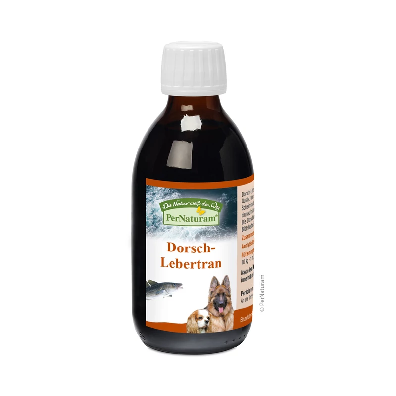 Csukamájolaj kutyáknak, vadon fogott 100 ml, PerNaturam